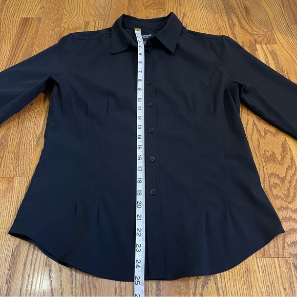 Express Stretch Black Button Down - Picture 11 of 12